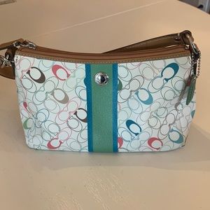 Coach Purse, 9x6x4 Multicolor